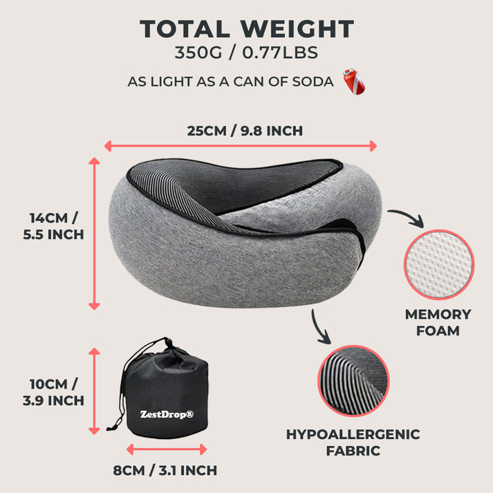 ZestDrop® Travel Pillow