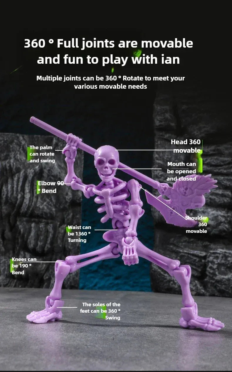 3D Multi Joints Skeleton Figure