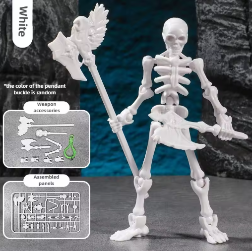 3D Multi Joints Skeleton Figure