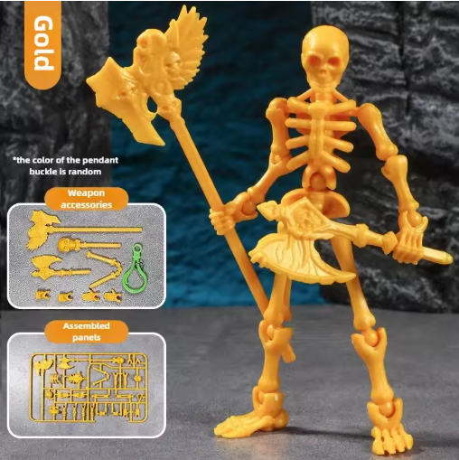3D Multi Joints Skeleton Figure