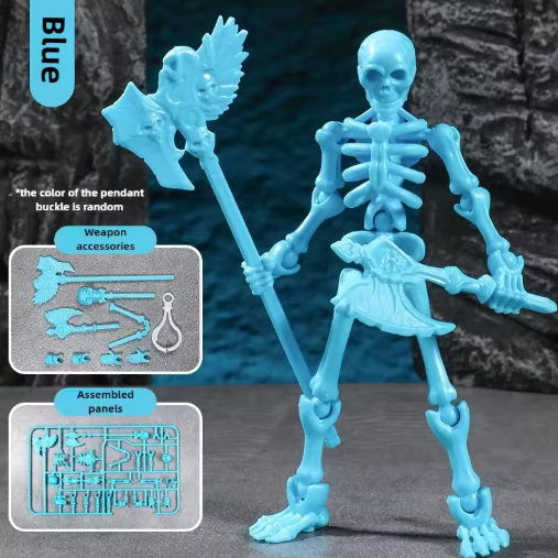 3D Multi Joints Skeleton Figure