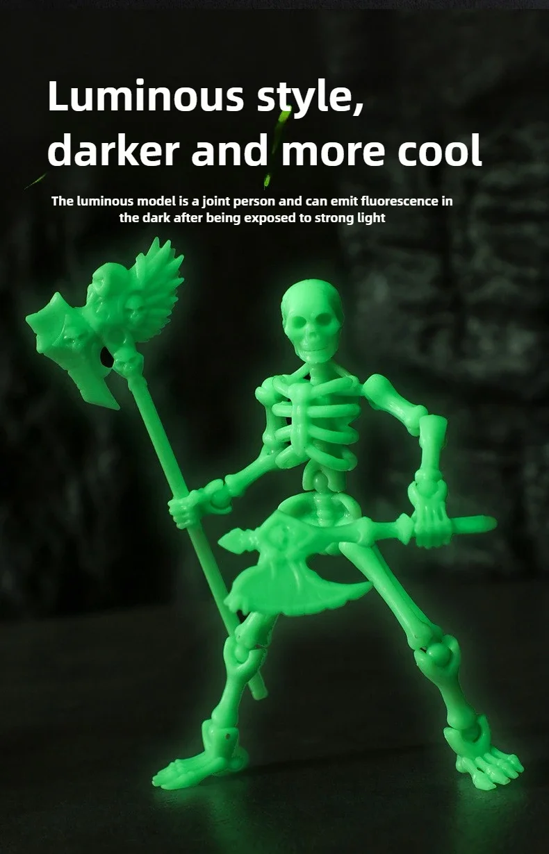 3D Multi Joints Skeleton Figure
