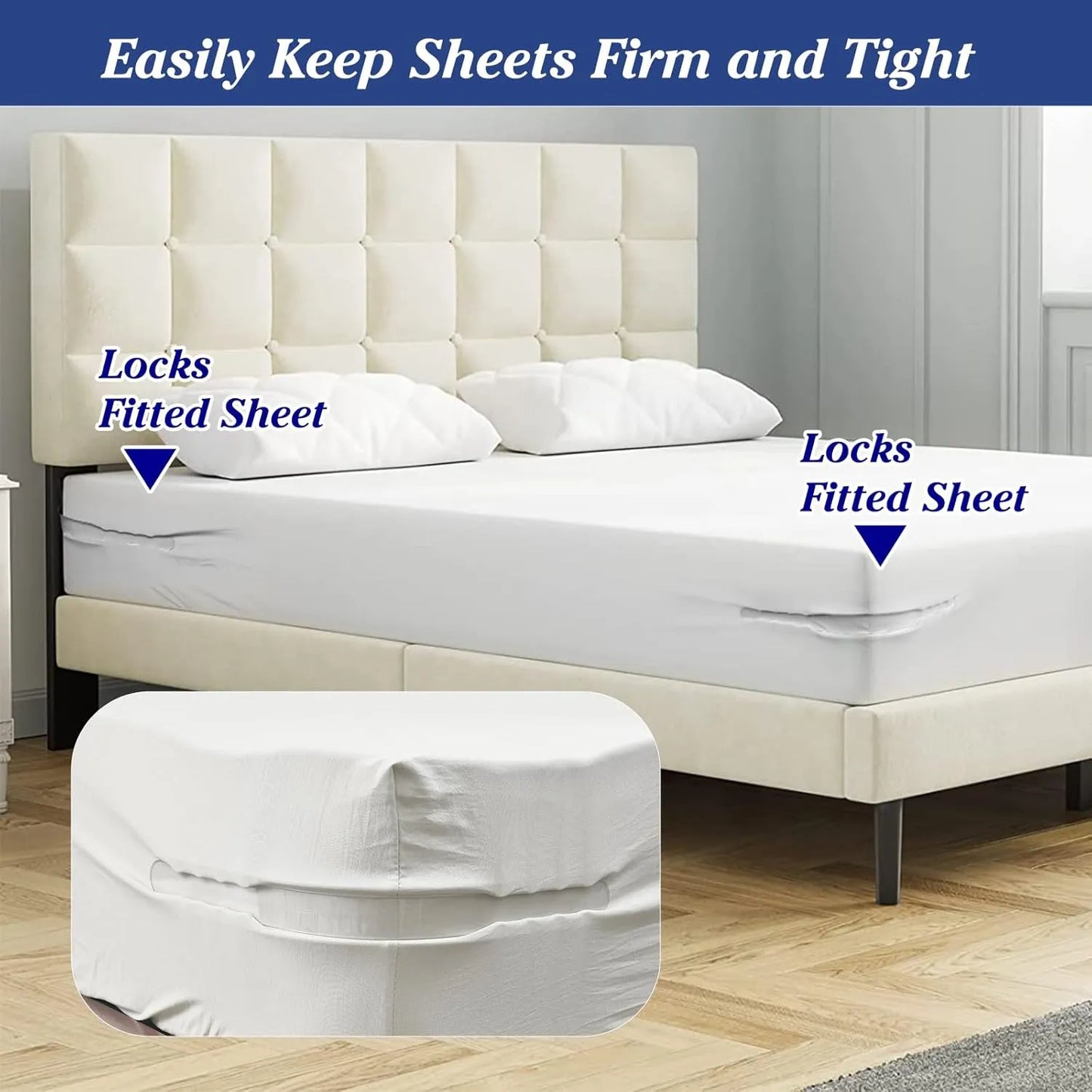 ZestDrop™ Bed Sheet Corner Holder