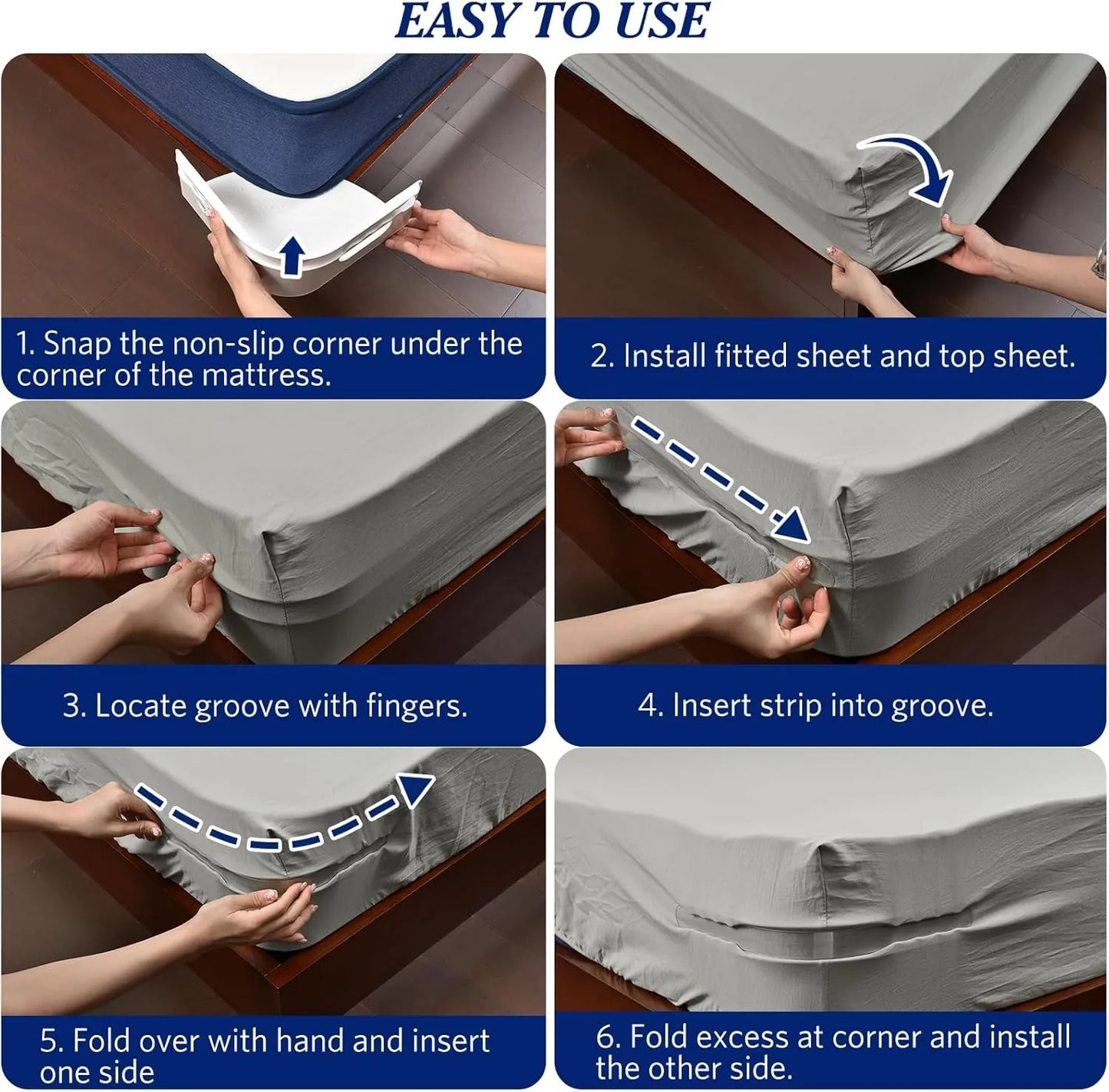 ZestDrop™ Bed Sheet Corner Holder