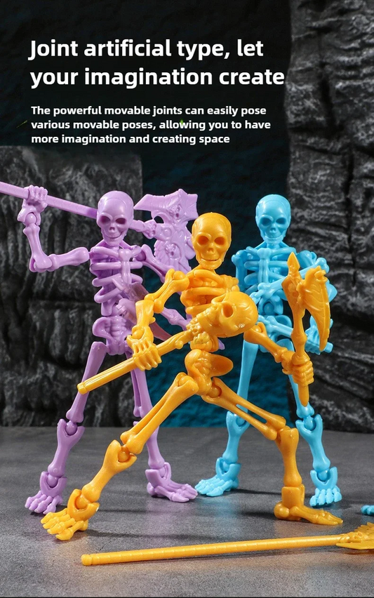3D Multi Joints Skeleton Figure